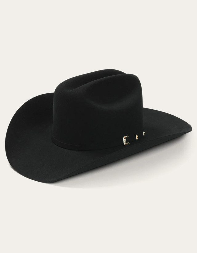 Stetson Oak Ridge 3X Wool Felt Cowboy Hat - Black
