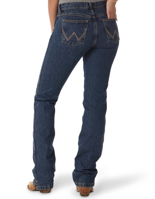 Wrangler Retro Mae Jeans Donna A Vita Media, Stretch Boot Cut, Vivianna, 17 Lungo