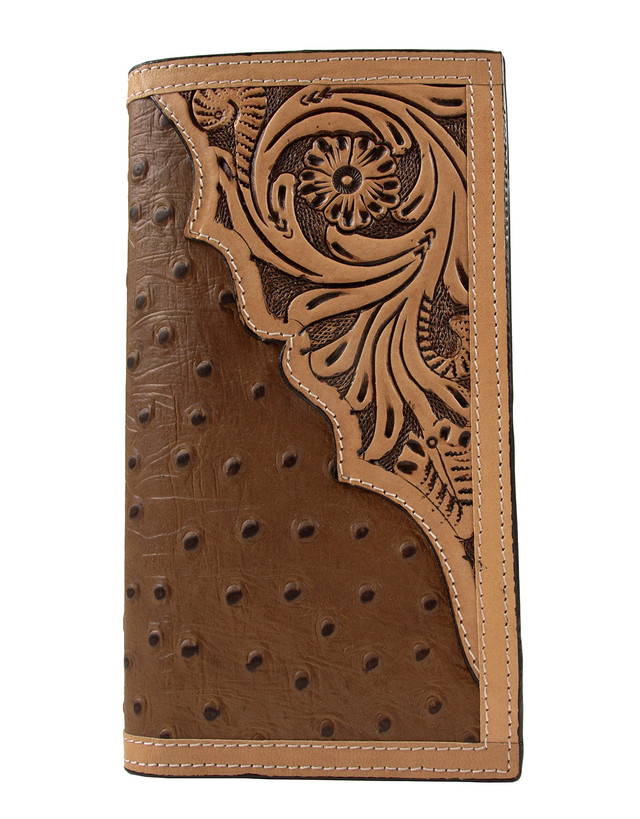 ☆COURONNE☆ TrussTruss 3-stage long wallet RCWDX24143GRD Western Leather Wallets for Men & Women | Durable | Casa Raul