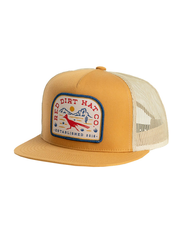 ARIAT Rount Patch Trucker Hat - Burgundy Structured Cap With Snap Closure | Casual Fashion Hat - View #7