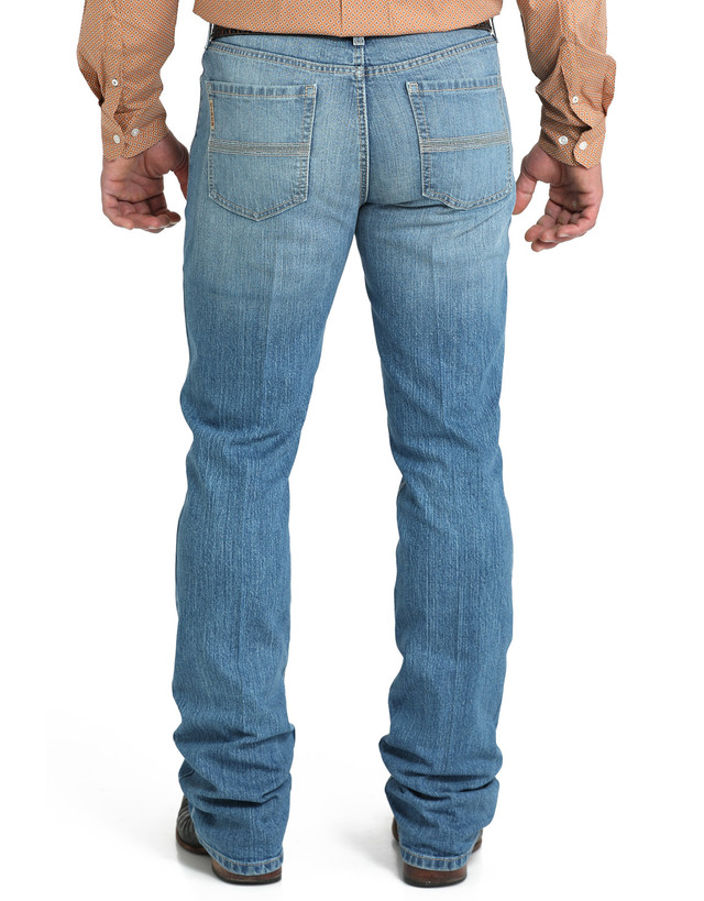 まっち Cinch Jean Silver Label Medium Stone Mid Rise Slim Straight