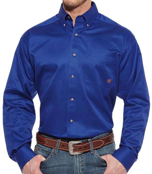 Ariat Men's Long Sleeve Solid Twill 