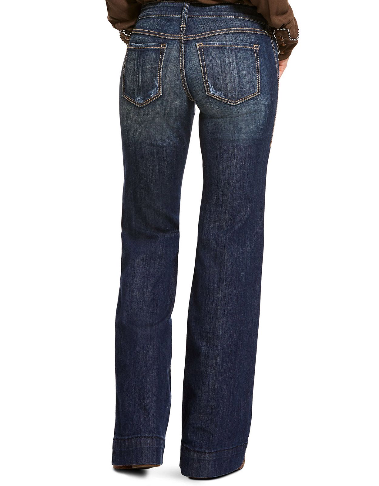 Ariat Women's Trouser Stretch Mid Rise Slim Fit Wide Leg