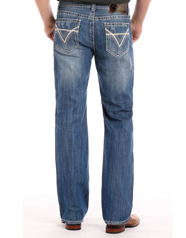 Rock & Roll Denim Relaxed Fit Stretch Straight Bootcut Jeans #M0S3473 29 W  x 32 L : Amazon.ca: Clothing, Shoes & Accessories