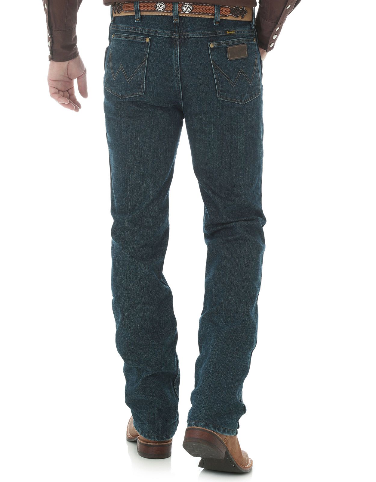 Wrangler Men's 36 Slim Advanced Comfort Stretch Mid Rise Slim Fit