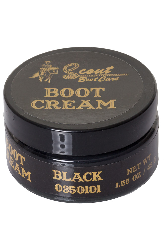 Scout Boot Cream 3.7 Oz. - Black - Stages West