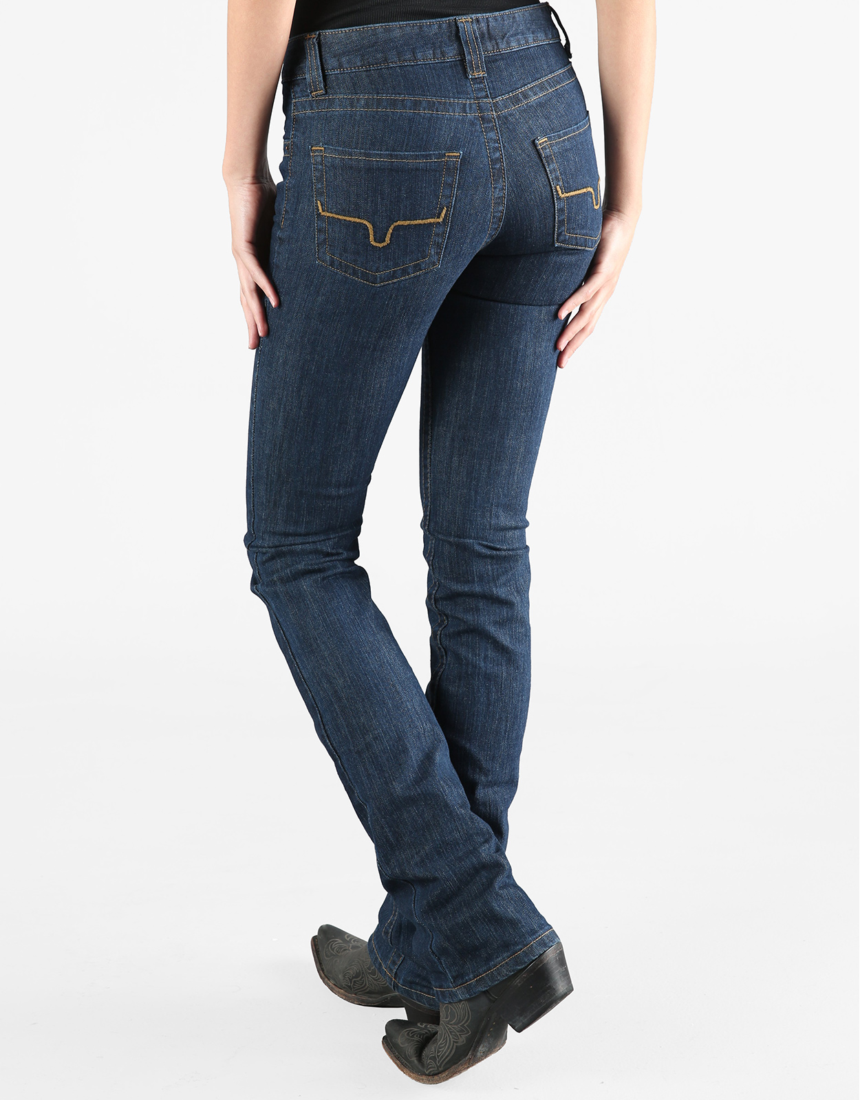 Kimes Ranch Women's Stretch Betty Mid Rise Slim Fit Boot Cut