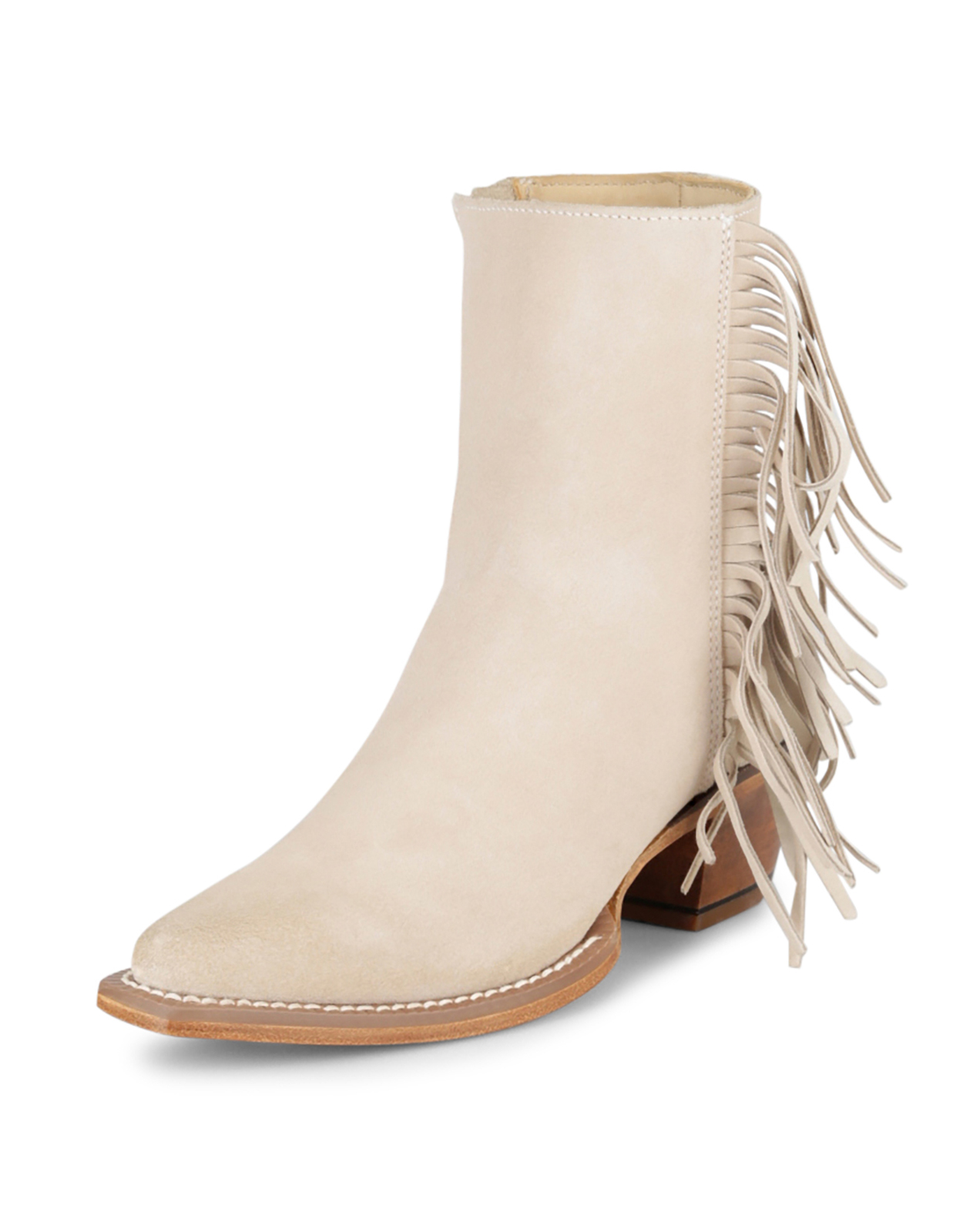 ZELENA スター　ローライズ　ブーツカットデニム　ウィッシュコア　ホワイト Justin Women's Bev Suede 13