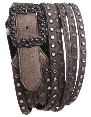 Kamberley Turquoise Concho Leather Belt