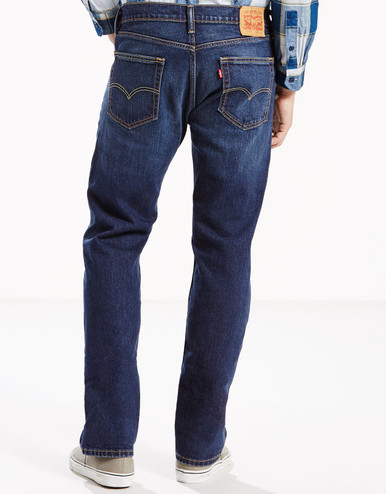 Levi's Men's 505 Regular Stretch Mid Rise Regular Fit Straight Leg ...