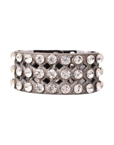 ブレスレット Faux-leather Covered Cutout Cuff Bracelet Amazon.com: MORE FUN Punk Style Black Leather Cuff Bracelet