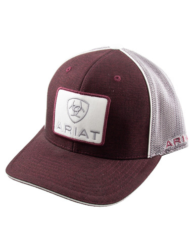 【新品】VAKT. CAP I /BURGUNDY Ariat FLEXFIT Snapback Heather Logo Cap - Burgundy