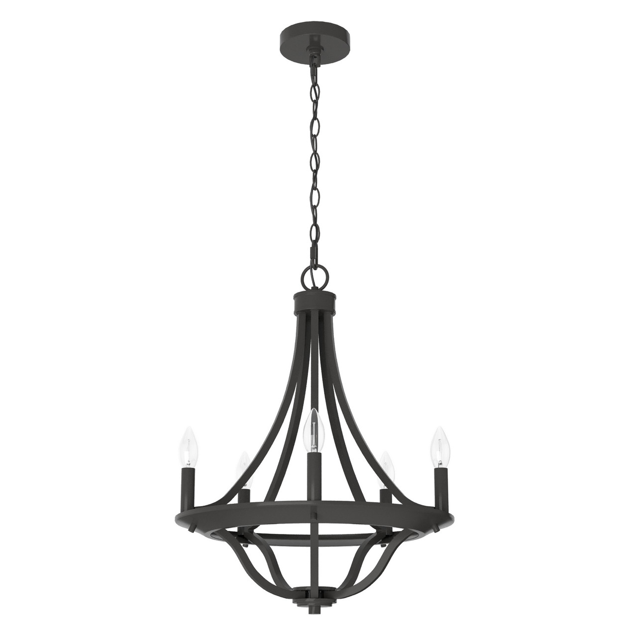 Perch Point Five Light Chandelier