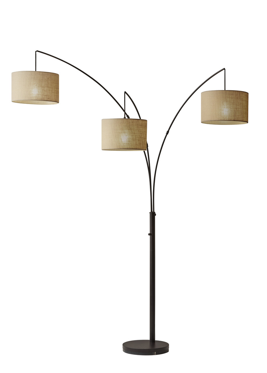 Adesso Home Trinity Three Light Floor Lamp