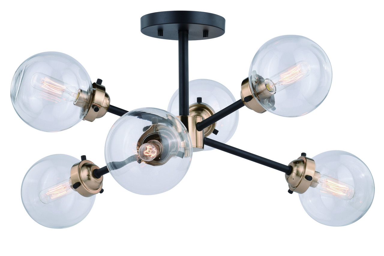 Vaxcel Orbit Semi Flush Mount