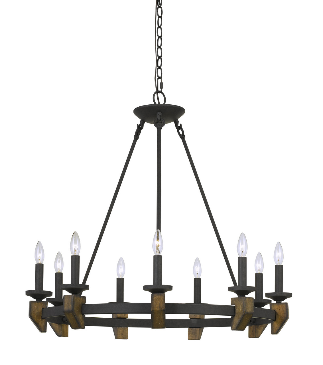 Cal Lighting Cruz Chandelier - Thumbnail 3