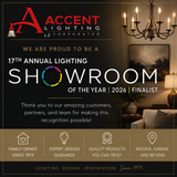 Accent Lighting Named a Finalist for the 2026 Showroom of the Year Awards
