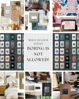 What's Your Style? Boring Is Not Allowed.