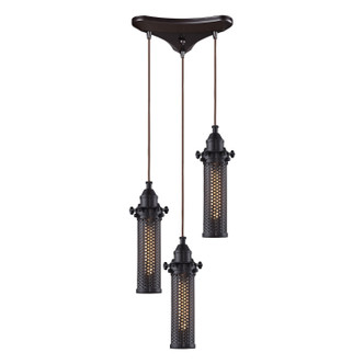 ELK Home - 66325/3 - Three Light Pendant - Fulton - Oil Rubbed Bronze