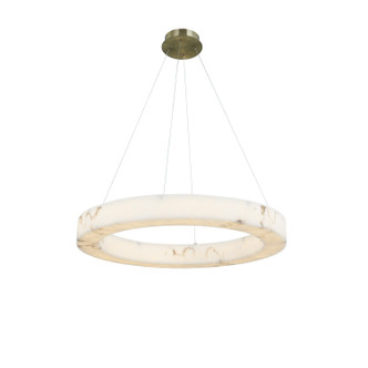 Justice Designs - FAL-8222-BRSS - LED Pendant - LumenAria - Brushed Brass