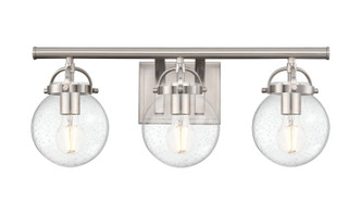 Innovations - 416-3W-SN-G204-6 - Three Light Bath Vanity - Downtown Urban - Satin Nickel