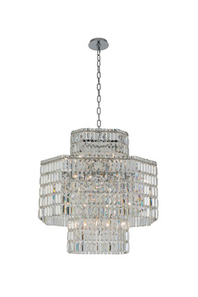 Allegri - 036556-010-FR001 - 16 Light Pendant - Livelli - Polished Chrome
