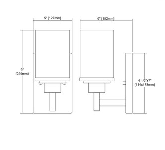 Belmar One Light Wall Sconce (CN575172)