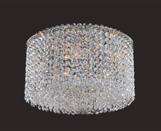 Allegri - 11664-010-FR001 - Five Light Flush Mount - Milieu Metro - Chrome