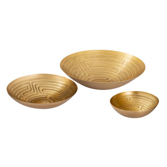 ELK Home - H0807-10673/S3 - Bowl - Maze - Antique Brass ELK Home - H0807-10673/S3 - Bowl - Maze - Antique Brass
