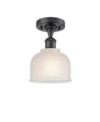 Innovations - 516-1C-BK-G411-LED - LED Semi-Flush Mount - Ballston - Matte Black