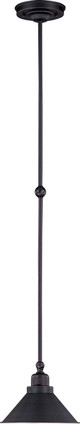 Nuvo Lighting - 60-1708 - One Light Mini Pendant - Bridgeview - Mission Dust Bronze