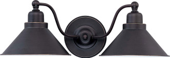 Nuvo Lighting - 60-1711 - Two Light Wall Sconce - Bridgeview - Mission Dust Bronze