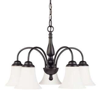 Nuvo Lighting - 60-1842 - Five Light Chandelier - Dupont - Dark Chocolate Bronze