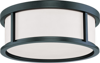 Nuvo Lighting - 60-2982 - Three Light Flush Mount - Odeon - Aged Bronze