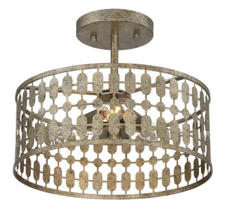 Msemi Three Light Semi-Flush Mount (M60038OG)