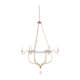 Karla Six Light Chandelier (SCH-168015)