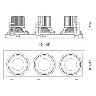 Amigo Three Light Downlight (35147-30-01)
