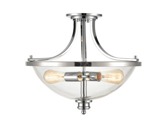 Millennium - 3622-CH - Two Light Semi-Flush Mount - Forsyth - Chrome