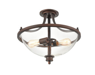Forsyth Two Light Semi-Flush Mount (3622-RBZ)