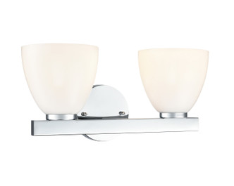 Millennium - 49002-CH - Two Light Vanity - Apria - Polished Chrome