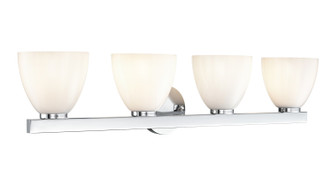 Millennium - 49004-CH - Four Light Vanity - Apria - Polished Chrome