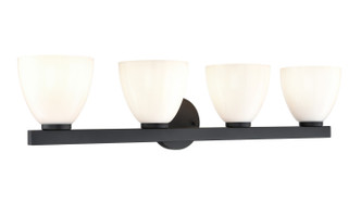 Millennium - 49004-MB - Four Light Vanity - Apria - Matte Black