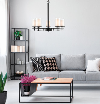 Huderson Five Light Chandelier (5515-MB)