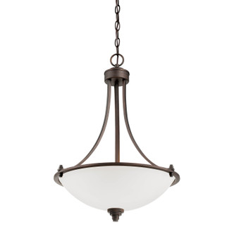 Millennium - 7273-RBZ - Three Light Pendant - Bristo - Satin Nickel