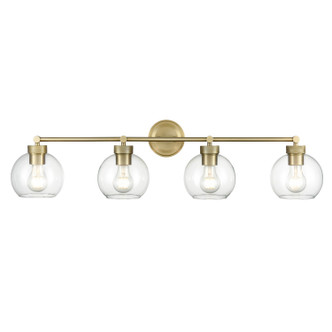Millennium - 99104-VB - Four Light Vanity - Jonatan - Vintage Brass
