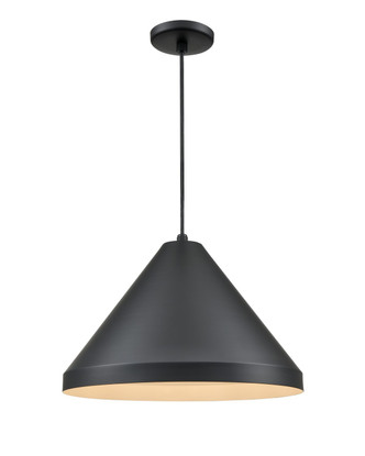 Millennium - RCC13-SB - One Light Pendant - R Series - Satin Black