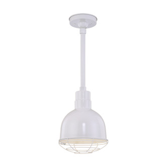 Millennium - RDBS10-WH - One Light Stem Hung - R Series - White
