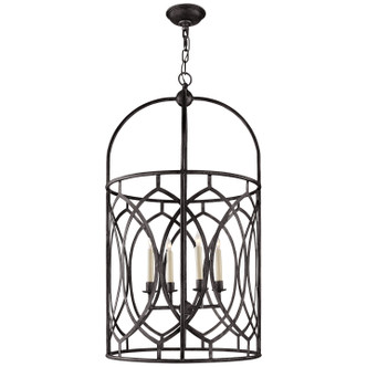 Visual Comfort Signature - CHC 2536AI - Six Light Lantern - Marquise - Aged Iron