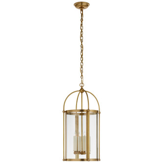 Visual Comfort Signature - CHC 3450AB-CG - Four Light Lantern - Riverside Round - Antique-Burnished Brass