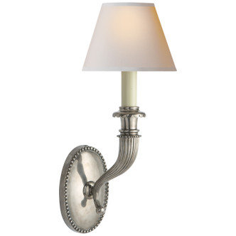 Visual Comfort Signature - CHD 2465AN-NP - One Light Wall Sconce - Fluted Horn - Antique Nickel